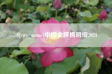 苍南中国金牌榜明细2021