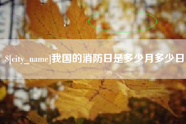 苍南我国的消防日是多少月多少日