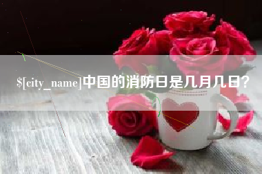 苍南中国的消防日是几月几日？