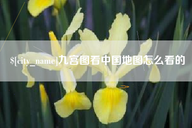 苍南九宫图看中国地图怎么看的