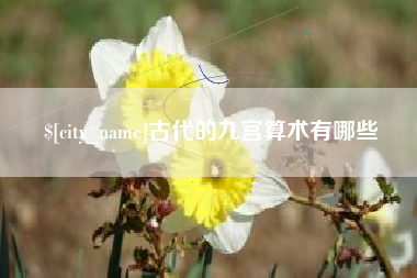 苍南古代的九宫算术有哪些