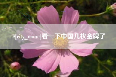 苍南看一下中国几枚金牌了