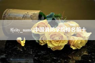 苍南中国消防学院排名前十