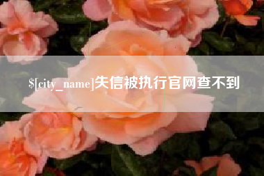 苍南失信被执行官网查不到
