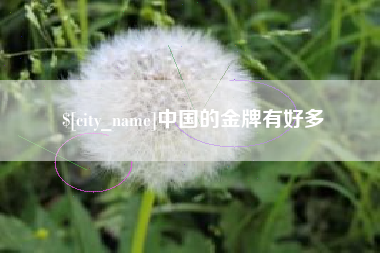 苍南中国的金牌有好多