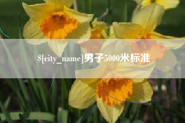 苍南男子5000米标准