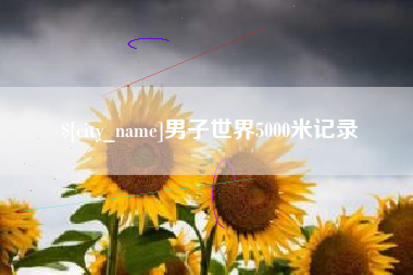 苍南男子世界5000米记录