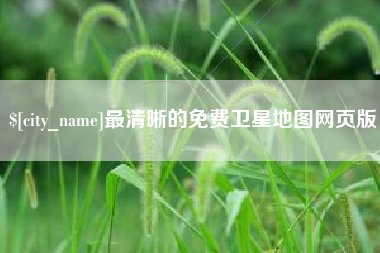 苍南最清晰的免费卫星地图网页版