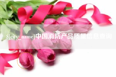 苍南中国消防产品质量信息查询