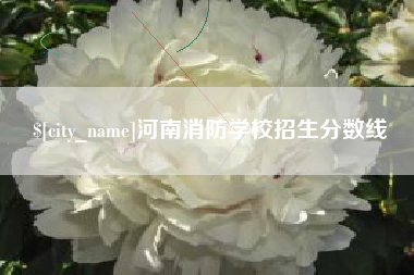 苍南河南消防学校招生分数线