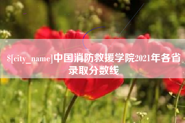 苍南中国消防救援学院2021年各省录取分数线