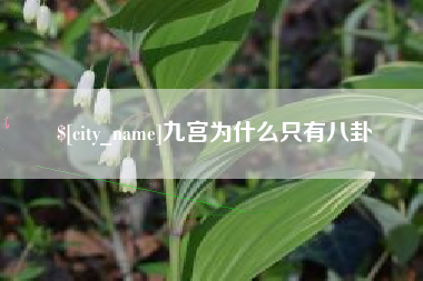 苍南九宫为什么只有八卦