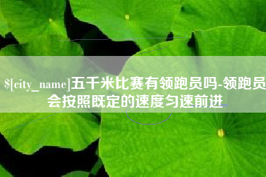 苍南五千米比赛有领跑员吗-领跑员会按照既定的速度匀速前进