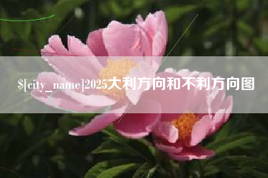 苍南2025大利方向和不利方向图