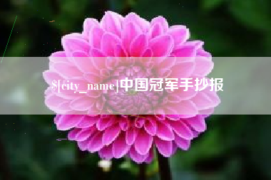 苍南中国冠军手抄报