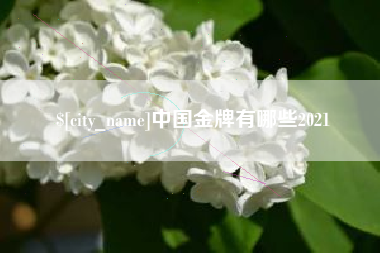苍南中国金牌有哪些2021